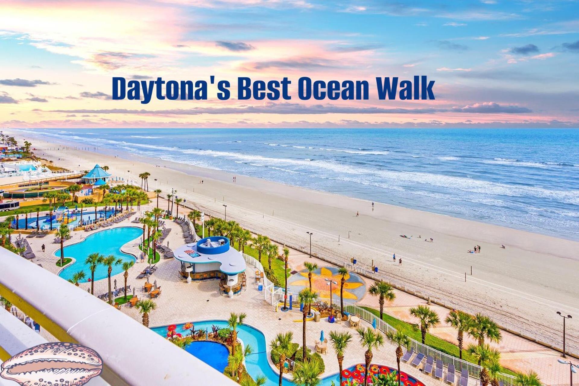 דייטונה ביץ' 1 Bedroom Resort Condo Direct Oceanfront Wyndham Ocean Walk - Daytona Funland 1307 מראה חיצוני תמונה